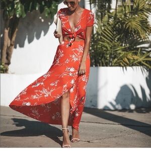 Floral 2 piece  Maxi set